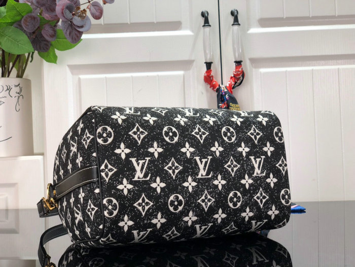 Louis Vuitton Speedy Bandouliere 25 Black M59609