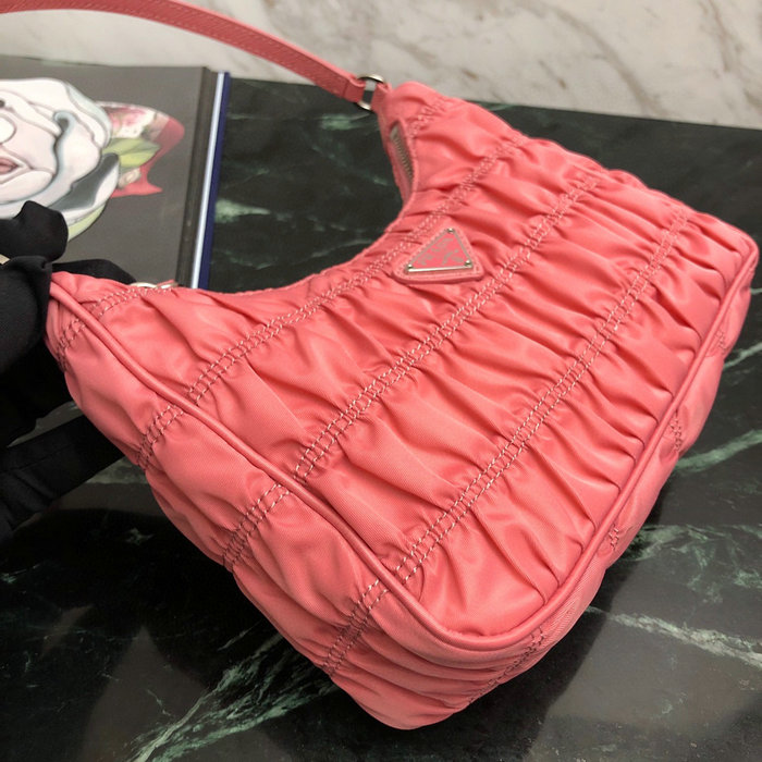 Prada Nylon Hobo bag Pink 1NE204