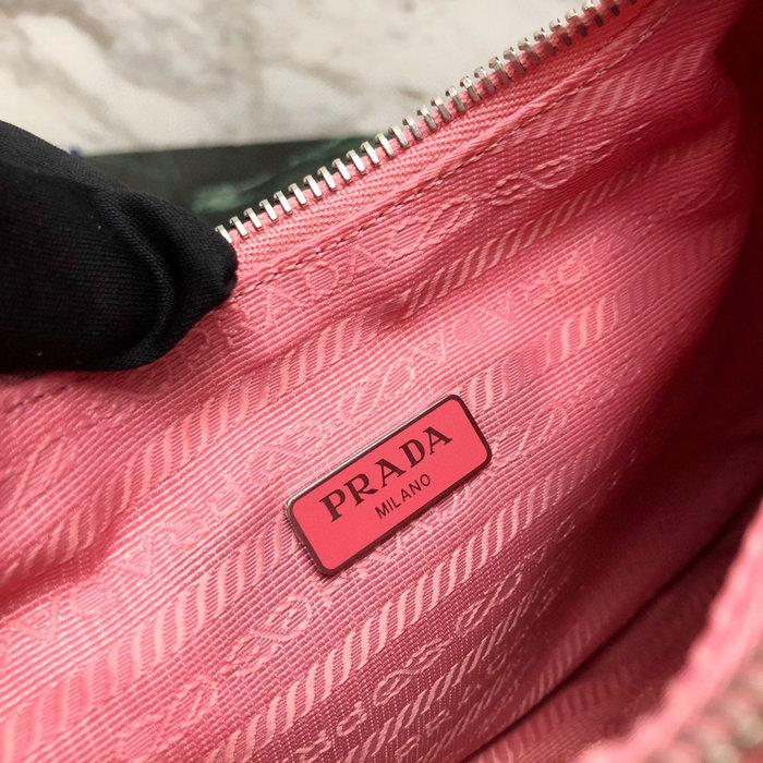 Prada Nylon Hobo bag Pink 1NE204