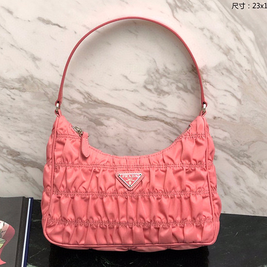 Prada Nylon Hobo bag Pink 1NE204