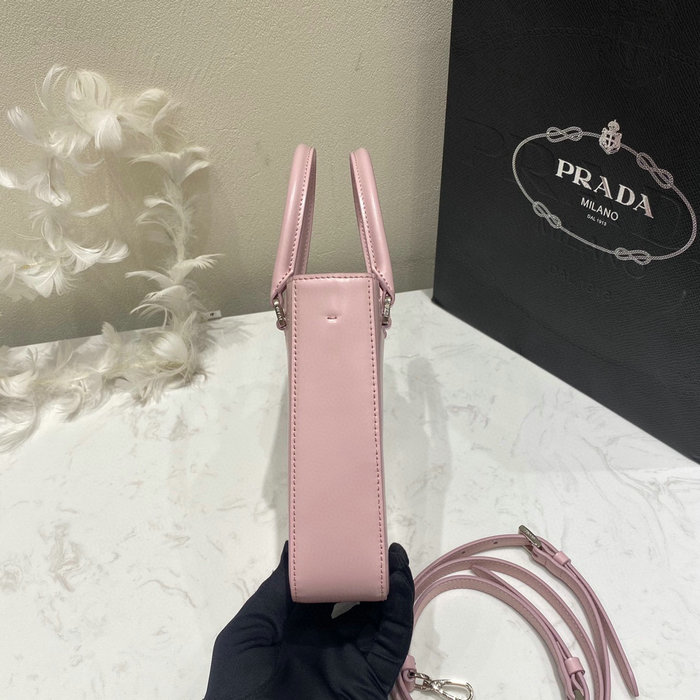 Prada Small brushed leather tote Pink 1BA331