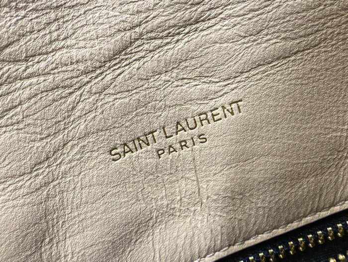 Saint Laurent Loulou Puffer Medium Bag Beige with Gold 577475