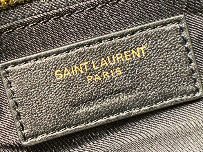 Saint Laurent Loulou Puffer Medium Bag Black with Gold 577475