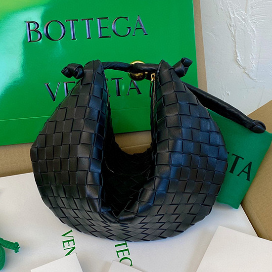 Bottega Veneta Turn Bag Black B701204