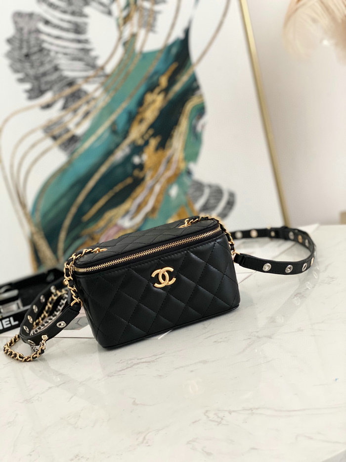 Chanel Vanity Case Bag with Chain Black AP81178