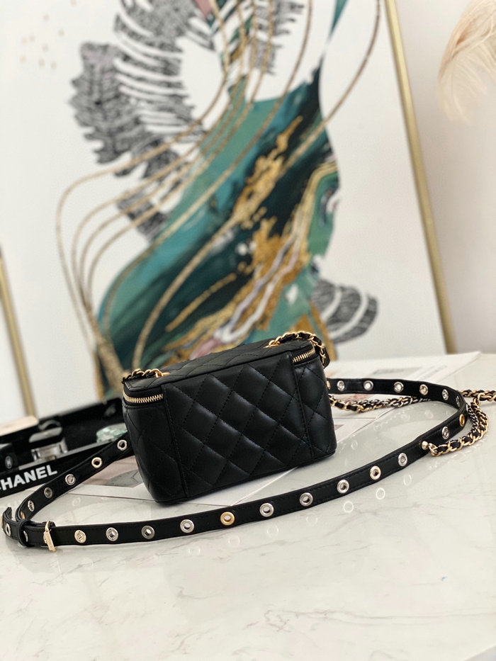 Chanel Vanity Case Bag with Chain Black AP81178