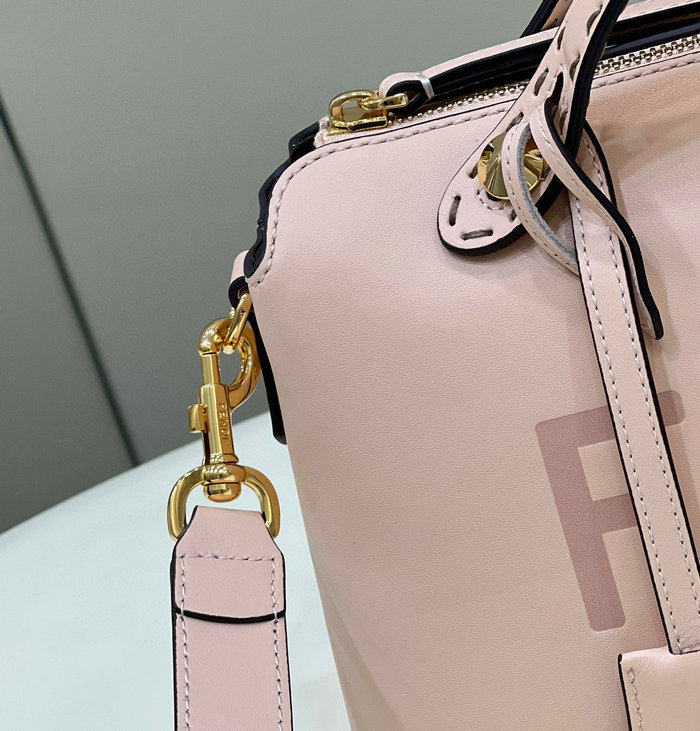 Fendi By The Way Medium Leather Boston Bag Pink F8286