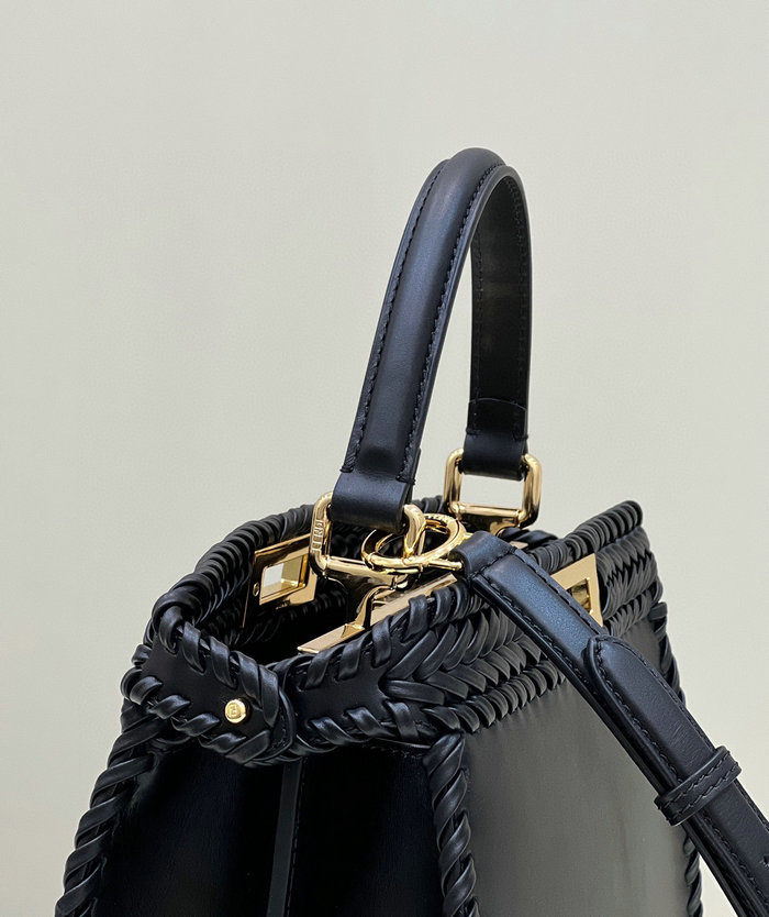 Fendi Calfskin Peekaboo Black F80051