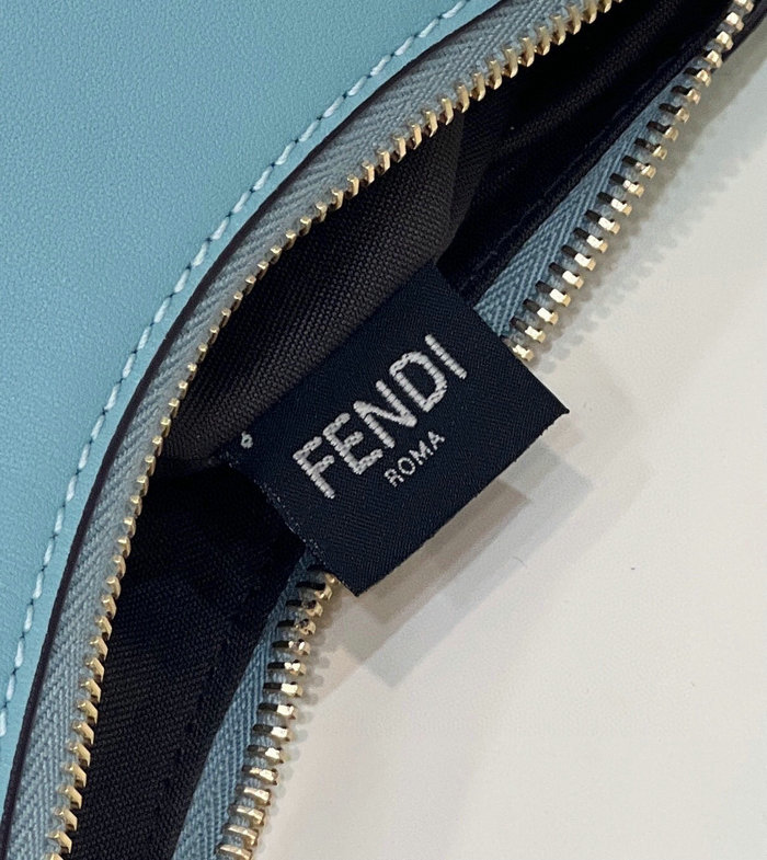 Fendi Fendigraphy Small Leather Bag Blue F80056