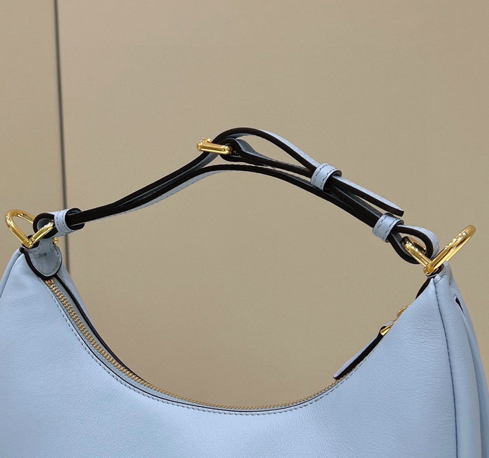 Fendi Fendigraphy Small Leather Bag Light Blue F80056