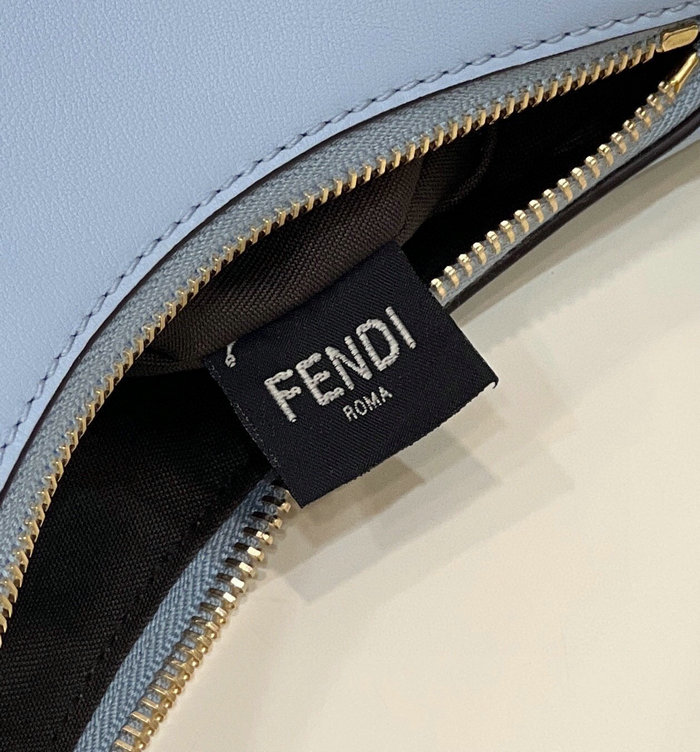 Fendi Fendigraphy Small Leather Bag Light Blue F80056