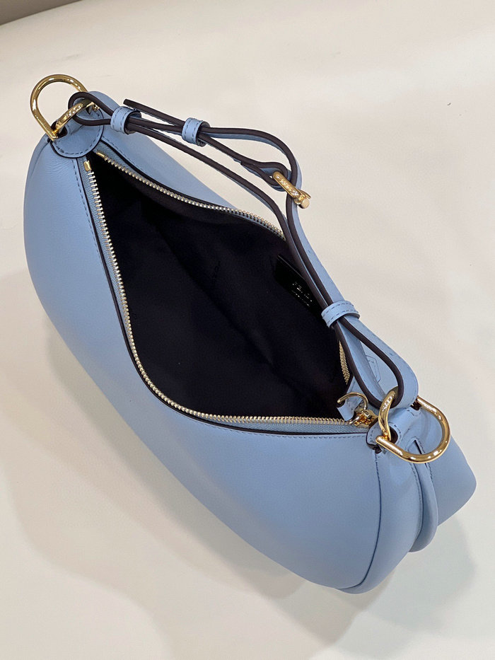 Fendi Fendigraphy Small Leather Bag Light Blue F80056