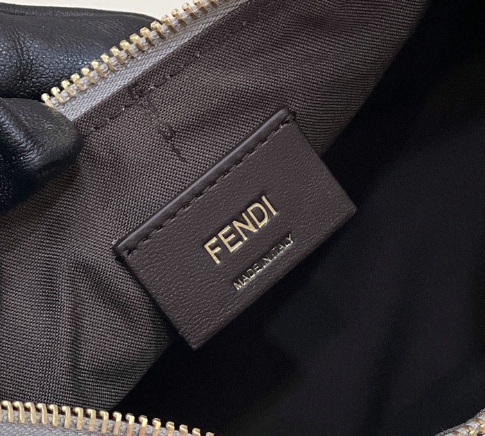 Fendi Fendigraphy Small Leather Bag Silver F80056