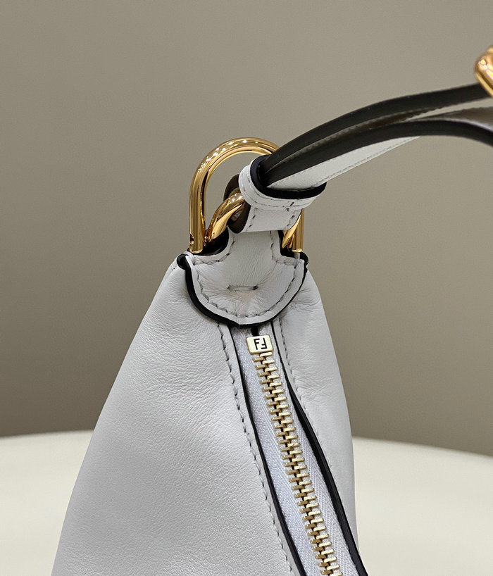 Fendi Fendigraphy Small Leather Bag White F80056