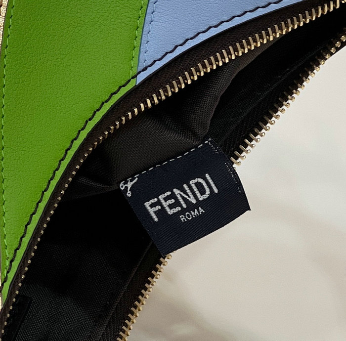 Fendi Fendigraphy Small Suede Bag Multicolor F80056