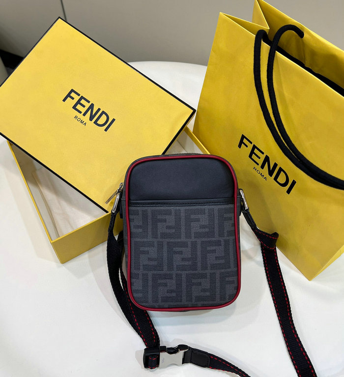 Fendi Messenger Bag Black F0198