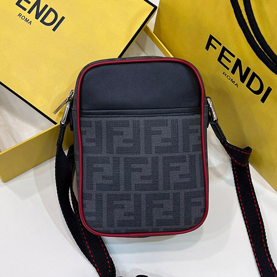 Fendi Messenger Bag Black F0198