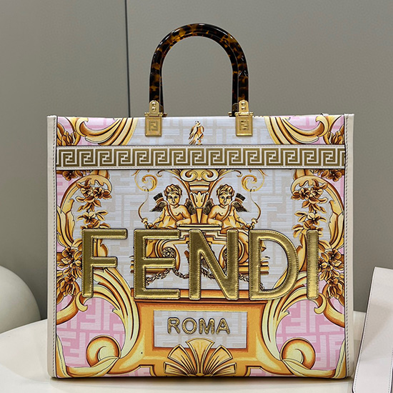 Fendi Sunshine Medium Fendace Printed Shopper F8009201