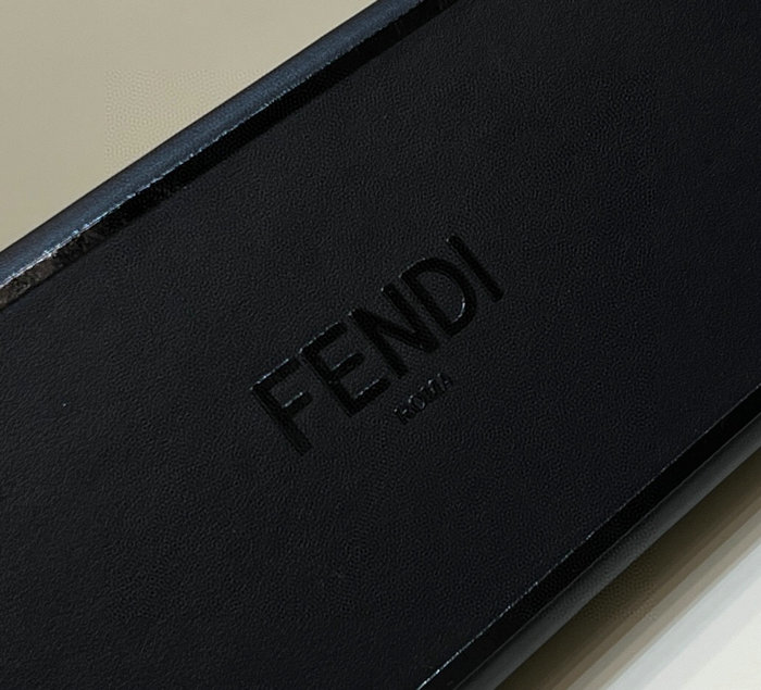 Fendi Vertical Box Crossbody Bag Black F70304