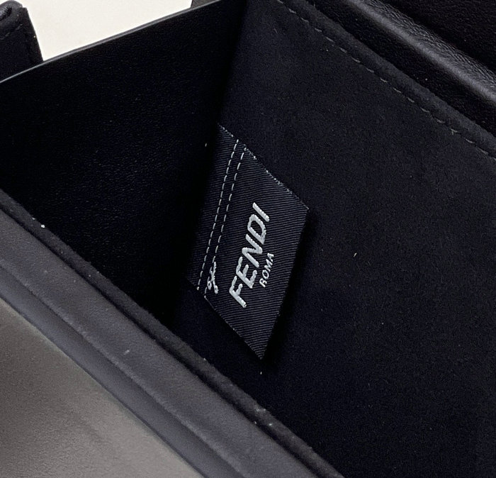 Fendi Vertical Box Crossbody Bag Black F70304