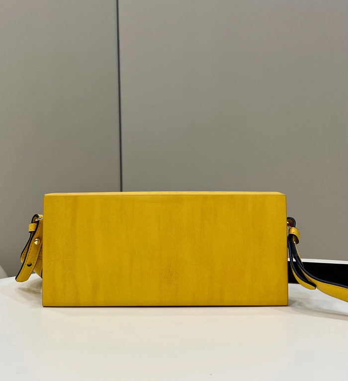 Fendi Vertical Box Crossbody Bag Yellow F70304