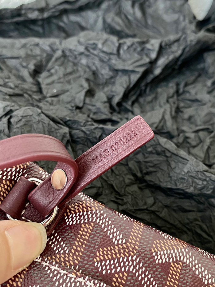 Goyard Boheme Hobo Bag Burgundy G6066