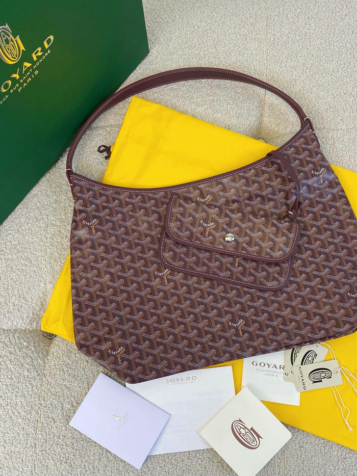 Goyard Boheme Hobo Bag Burgundy G6066