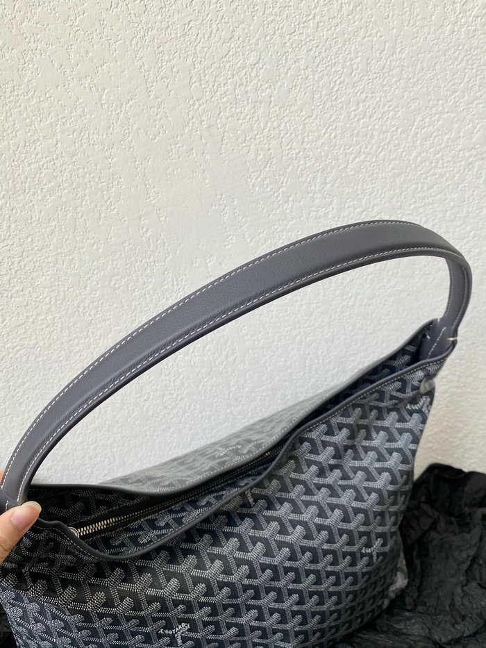 Goyard Boheme Hobo Bag Grey G6066