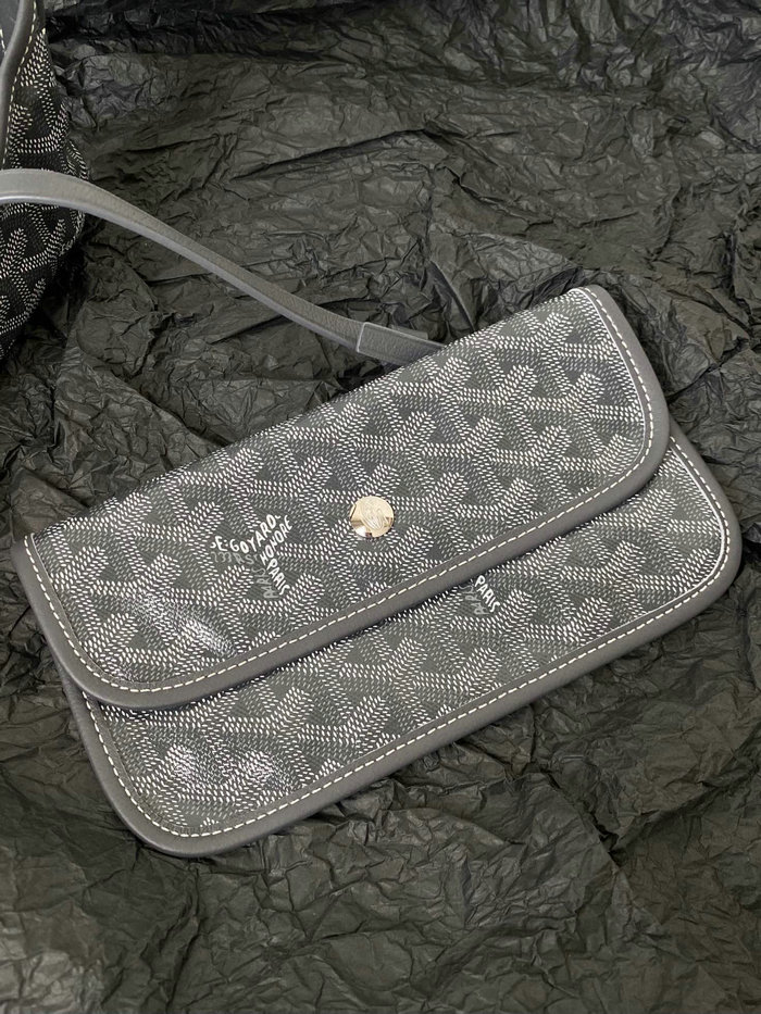 Goyard Boheme Hobo Bag Grey G6066