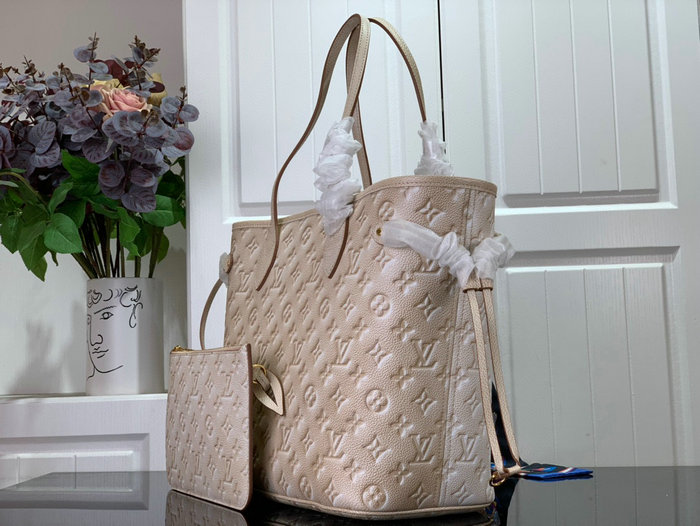 Louis Vuitton NEVERFULL MM Pale Beige M46231