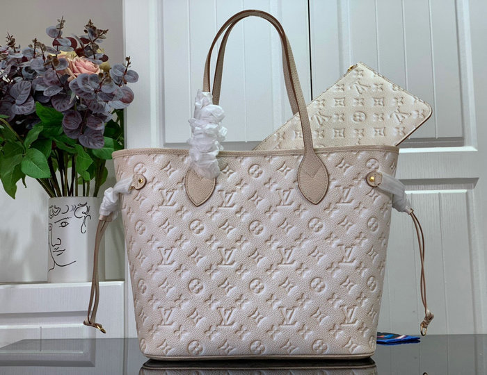 Louis Vuitton NEVERFULL MM Pale Beige M46231