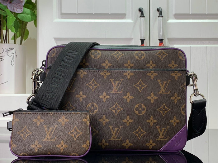 Louis Vuitton TRIO MESSENGER Purple M46266