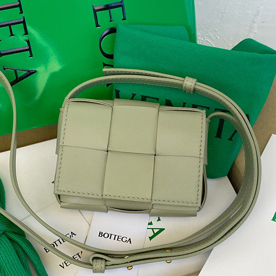 BOTTEGA VENETA Cassette Mini bag Green M6688