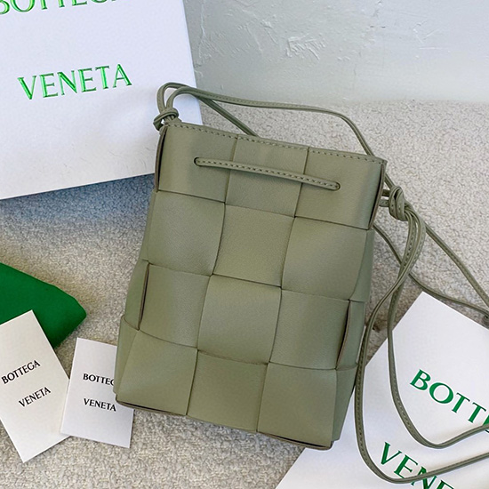 Bottega Veneta Cassette Bucket Bag Coffee B680218