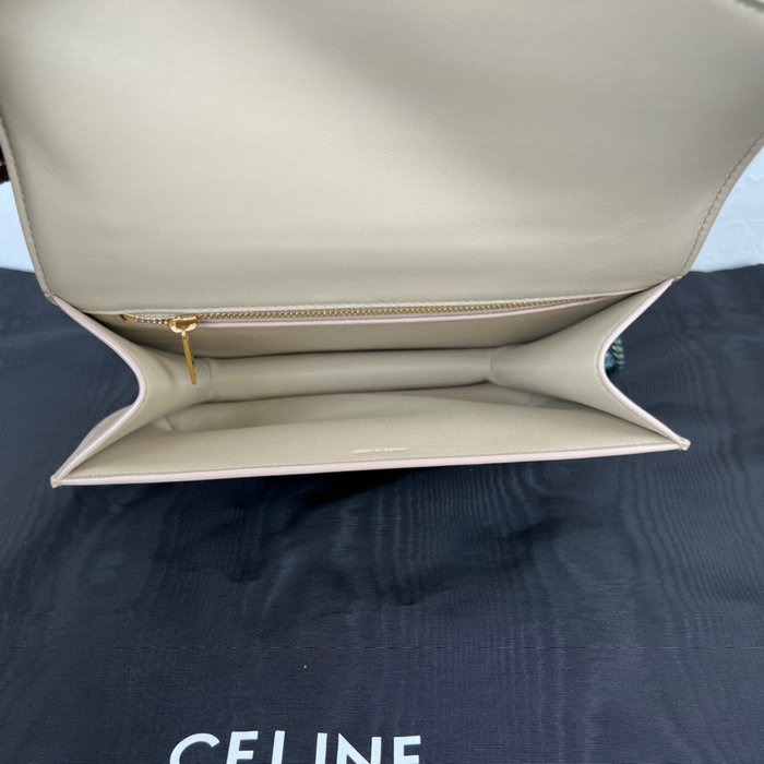 Celine Chain Besace Triomphe Beige C199723