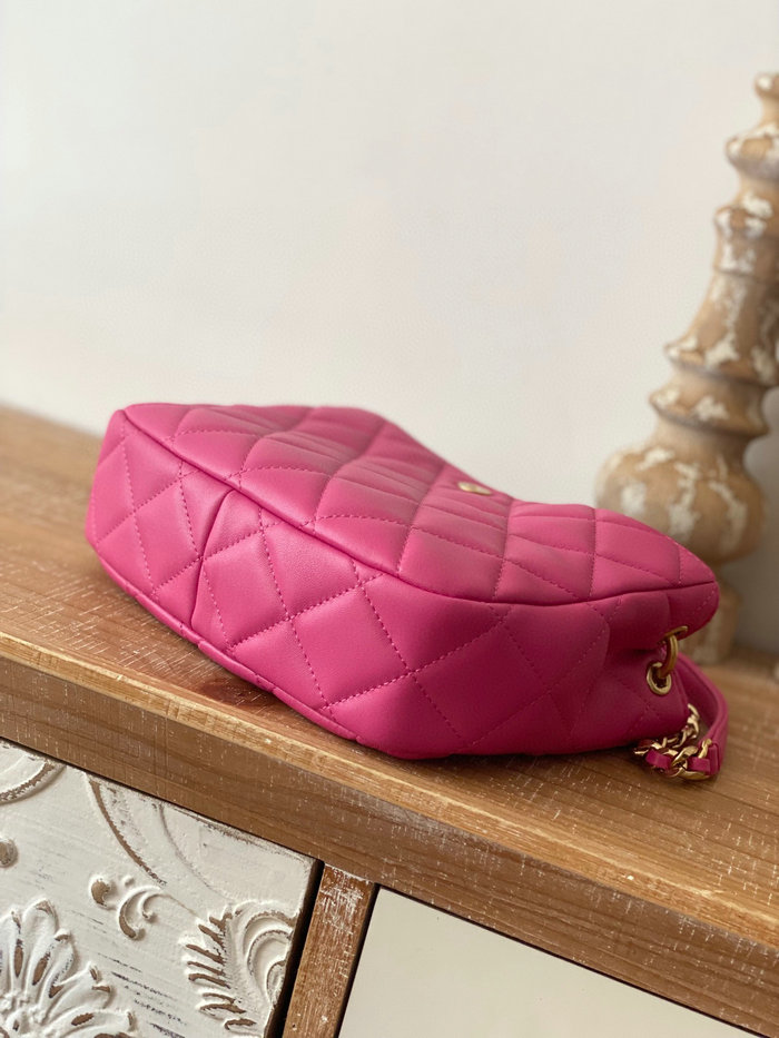 Chanel Hobo Handbag Pink AS3476