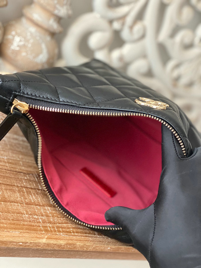 Chanel Maxi Hobo Bag Black AS3488
