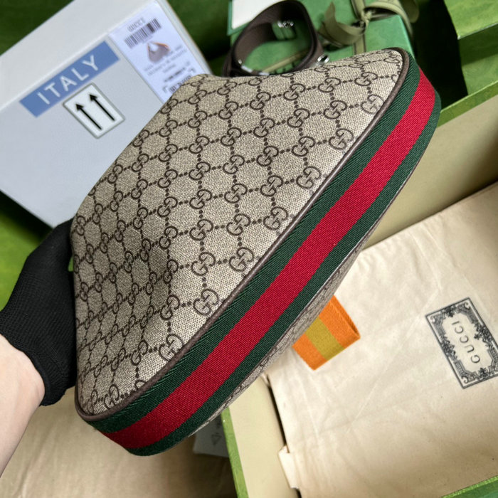 Gucci Attache GG Supreme large shoulder bag Beige 702823