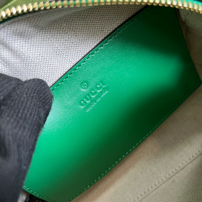 Gucci GG Matelasse leather mini bag Green 702251