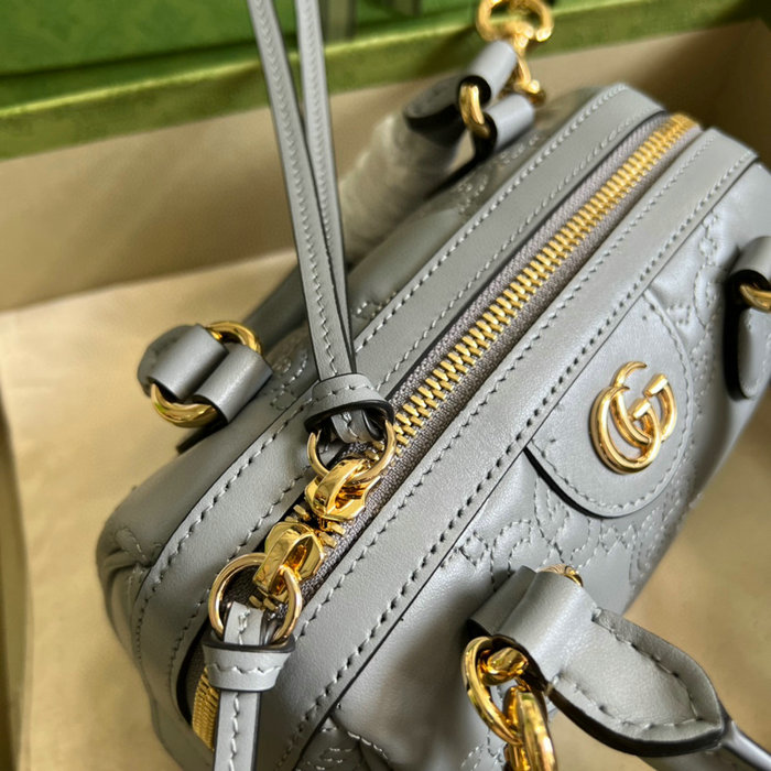 Gucci GG Matelasse leather mini bag Grey 702251