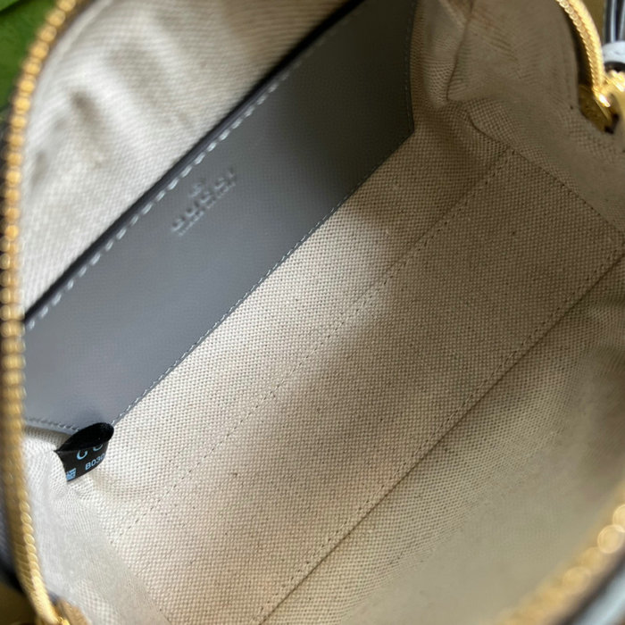 Gucci GG Matelasse leather mini bag Grey 702251