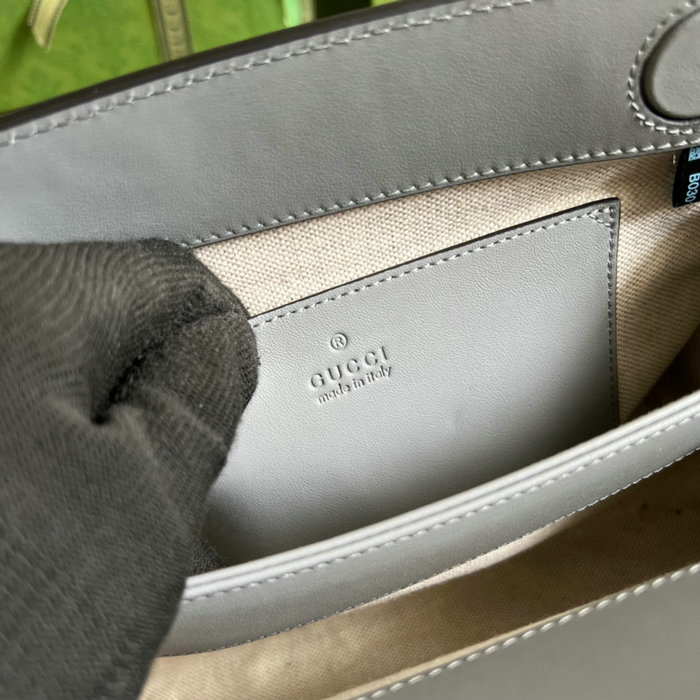 Gucci GG Matelasse leather small bag Grey 702200