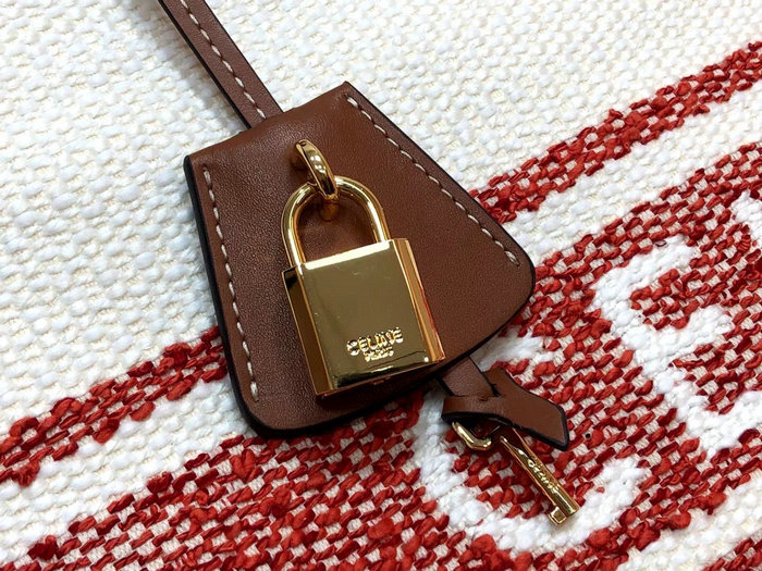 Celine Horizontal Cabas Plein Soleil Bag Red C190062