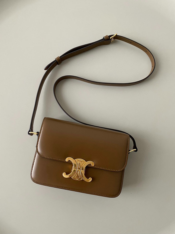 Celine Small Triomphe Bag Brown CS35023