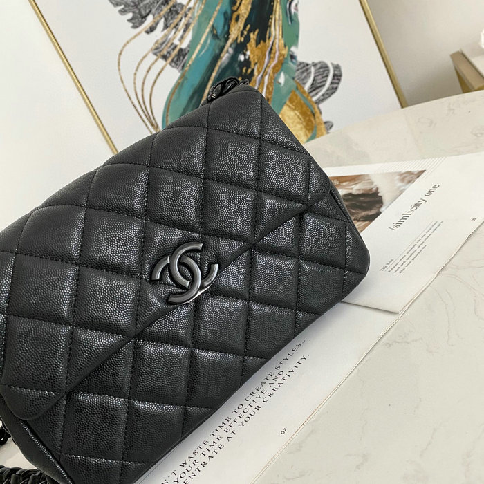 Chanel Flap Bag Black AS2303