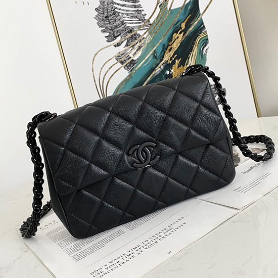 Chanel Flap Bag Black AS2303