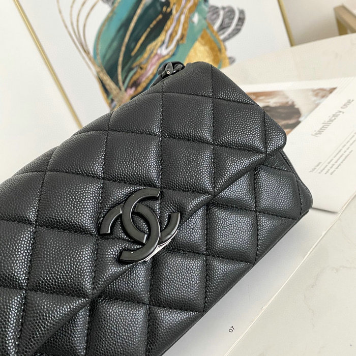 Chanel Small Flap Bag Black AS2302
