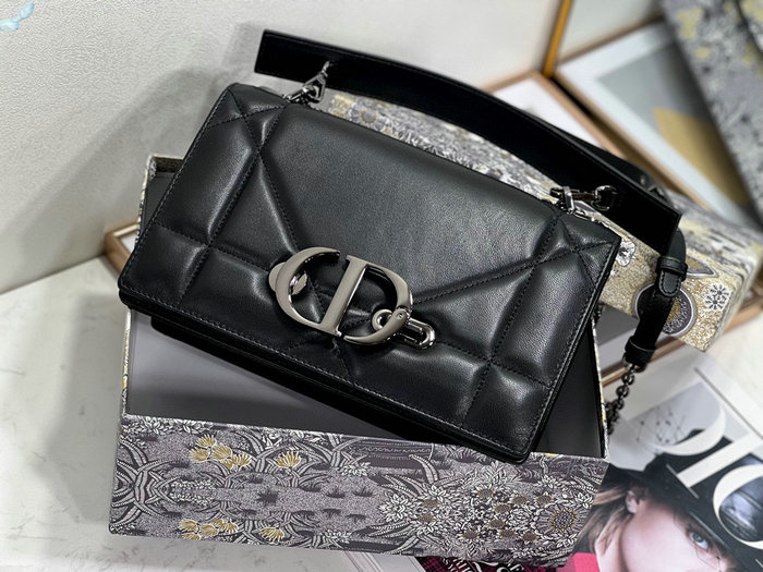 Dior 30 Montaigne Chain Bag with Handle Black M9215