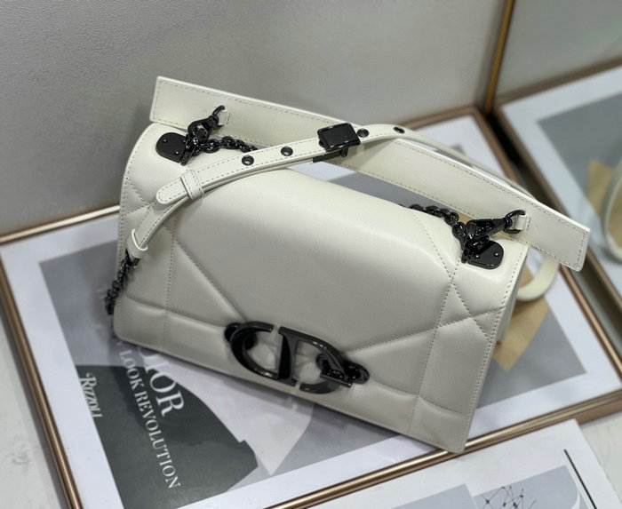 Dior 30 Montaigne Chain Bag with Handle White M9215