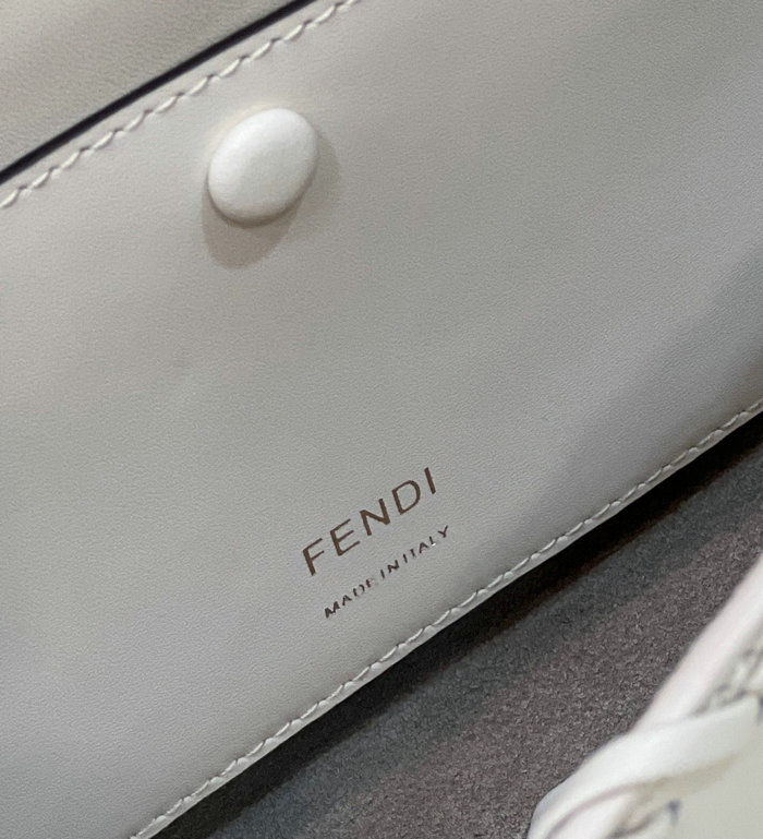 Fendi Baguette Leather Bag Black F8536